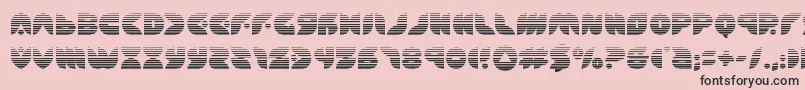 puffangelgrad Font – Black Fonts on Pink Background