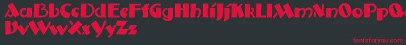 Anatolefrance Font – Red Fonts on Black Background