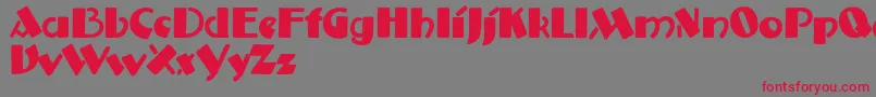 Anatolefrance Font – Red Fonts on Gray Background