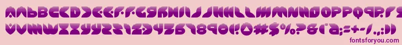 puffangelhalf Font – Purple Fonts on Pink Background