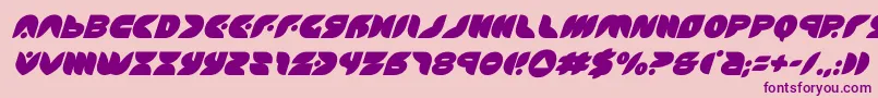 puffangelital Font – Purple Fonts on Pink Background