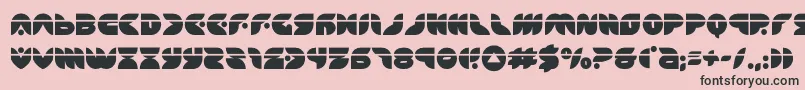 puffangellaser Font – Black Fonts on Pink Background