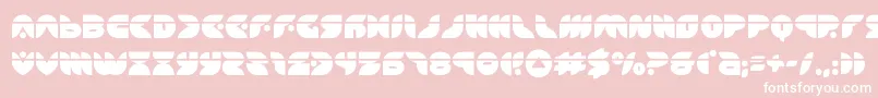 puffangellaser Font – White Fonts on Pink Background