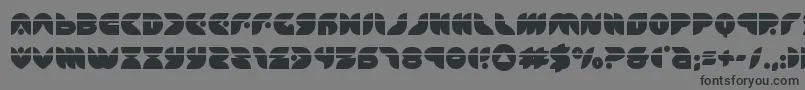 puffangellaser Font – Black Fonts on Gray Background