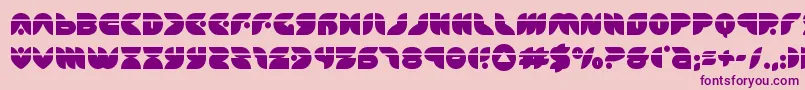 puffangellaser Font – Purple Fonts on Pink Background