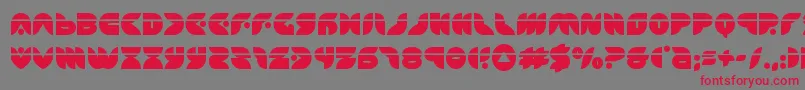 puffangellaser Font – Red Fonts on Gray Background