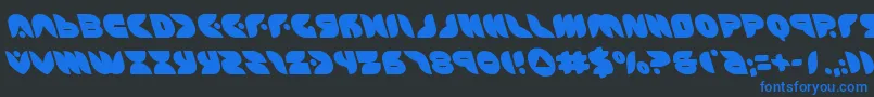 Więcej informacji o czcionce puffangelleft Czcionka puffangelleft – niebieskie czcionki na czarnym tle