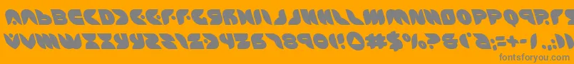 Weitere Informationen zur puffangelleft-Schriftart puffangelleft-Schriftart – Graue Schriften auf orangefarbenem Hintergrund