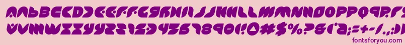 puffangelsemital Font – Purple Fonts on Pink Background