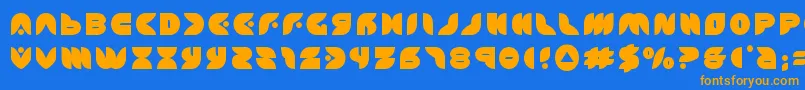 More about puffangeltitle Font puffangeltitle Font – Orange Fonts on Blue Background