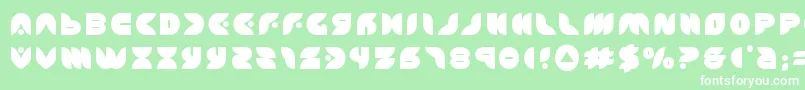 フォントpuffangeltitle – 緑の背景に白い文字