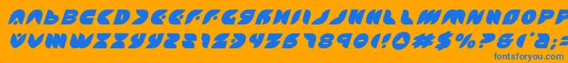 puffangeltitleitalフォントについての詳細 フォントpuffangeltitleital – オレンジの背景に青い文字