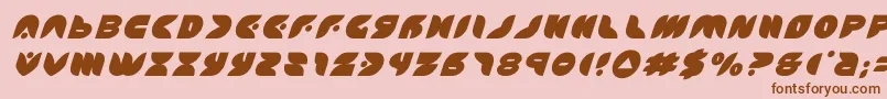 Подробнее о шрифте puffangeltitleital Шрифт puffangeltitleital – коричневые шрифты на розовом фоне
