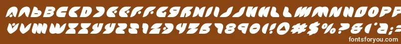 Lisätietoja puffangeltitleital-fontista puffangeltitleital-fontti – valkoiset fontit ruskealla taustalla