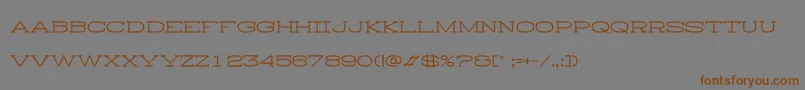 HistryH Font – Brown Fonts on Gray Background