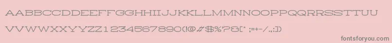 HistryH Font – Gray Fonts on Pink Background