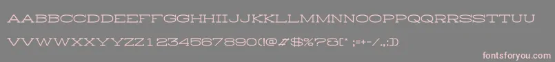 HistryH Font – Pink Fonts on Gray Background