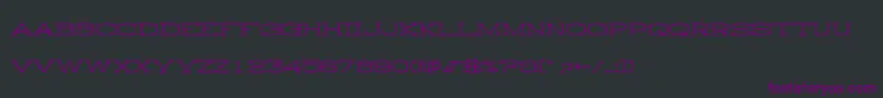 HistryH Font – Purple Fonts on Black Background