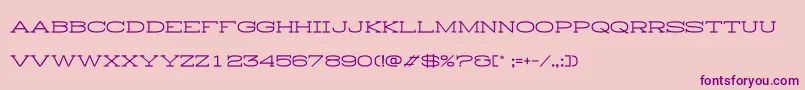 HistryH-Schriftart – Violette Schriften auf rosa Hintergrund