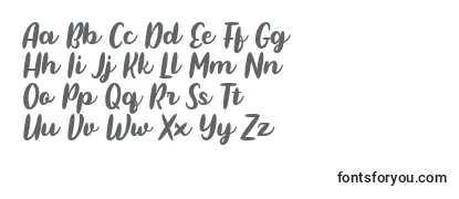 Schriftart Pulen Font by Rifki 7NTypes