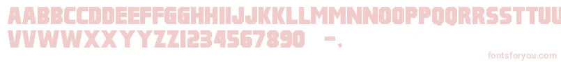 Pulp Fiction M54 Font – Pink Fonts on White Background