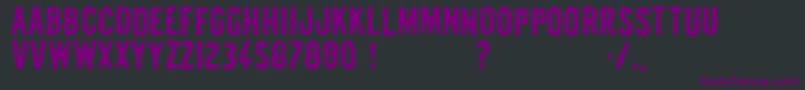 Pulp Headlines Font – Purple Fonts on Black Background