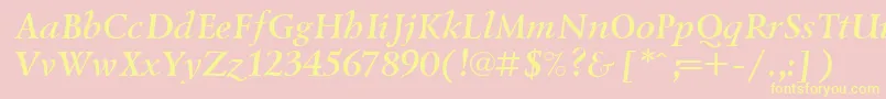 More about Lazurski ffy Font Lazurski ffy Font – Yellow Fonts on Pink Background