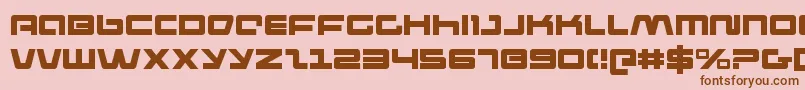fuente pulserifle – Fuentes Marrones Sobre Fondo Rosa