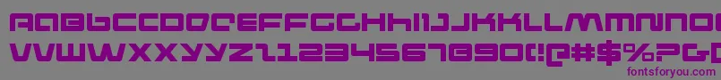 pulserifle Font – Purple Fonts on Gray Background