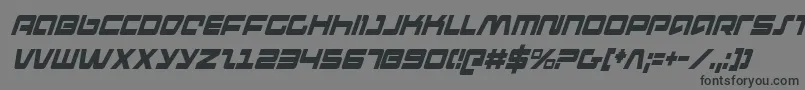 pulserifleci Font – Black Fonts on Gray Background