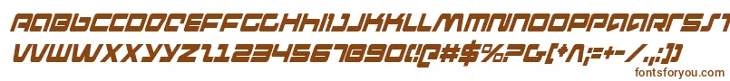 pulserifleci-fontti – ruskeat fontit valkoisella taustalla