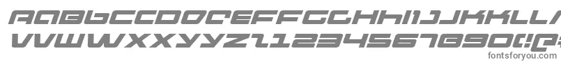 pulserifleexi Font – Gray Fonts on White Background