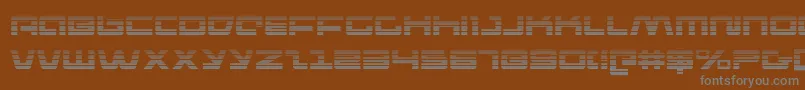 Шрифт pulserifleg – серые шрифты на коричневом фоне