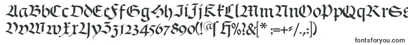 Schwabach-Schriftart – Schriften für Adobe Reader