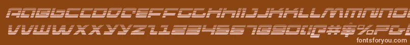 pulseriflegi Font – Pink Fonts on Brown Background