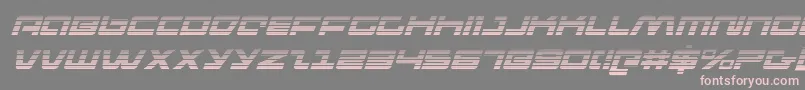 pulseriflegi Font – Pink Fonts on Gray Background