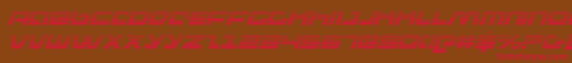 pulseriflegi Font – Red Fonts on Brown Background