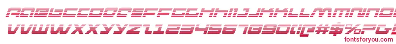 pulseriflegi Font – Red Fonts on White Background