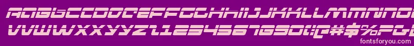pulseriflelasi Font – Pink Fonts on Purple Background