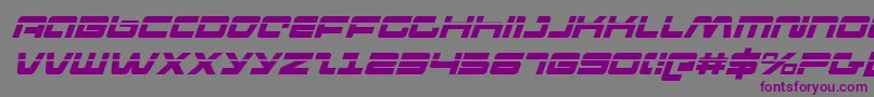 pulseriflelasi Font – Purple Fonts on Gray Background
