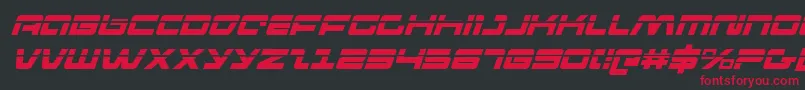 pulseriflelasi Font – Red Fonts on Black Background