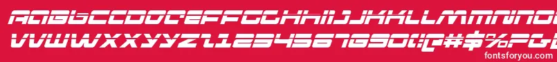 pulseriflelasi Font – White Fonts on Red Background