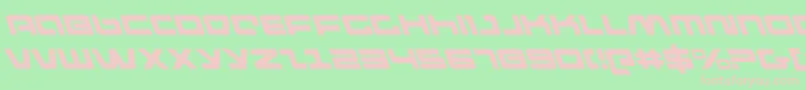 pulserifleleft Font – Pink Fonts on Green Background