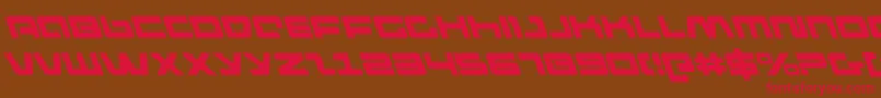 pulserifleleft Font – Red Fonts on Brown Background