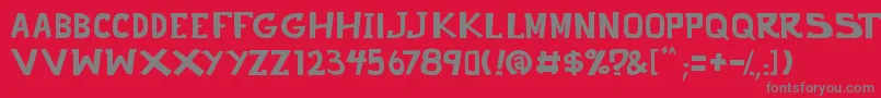 Más sobre la fuente punch it PGS fuente punch it PGS – Fuentes Grises Sobre Fondo Rojo