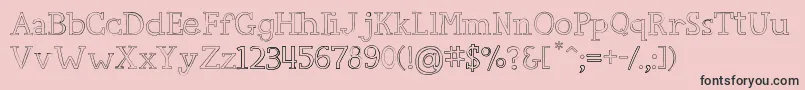 CarpeDiem Font – Black Fonts on Pink Background