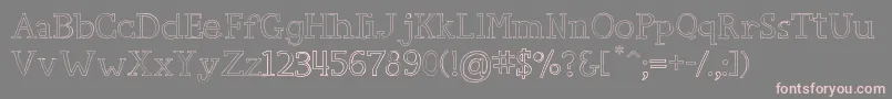 CarpeDiem Font – Pink Fonts on Gray Background