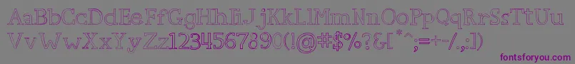 CarpeDiem Font – Purple Fonts on Gray Background