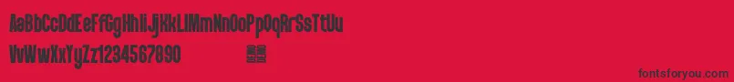 More about PunkRocker S Demo Font PunkRocker S Demo Font – Black Fonts on Red Background