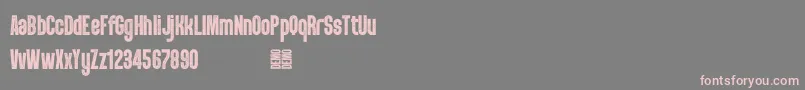 PunkRocker S Demo Font – Pink Fonts on Gray Background